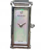 GUCCIグッチ）の古着「リストウォッチ　GUCCI（グッチ）　14344176　1500L」｜ピンクシェル