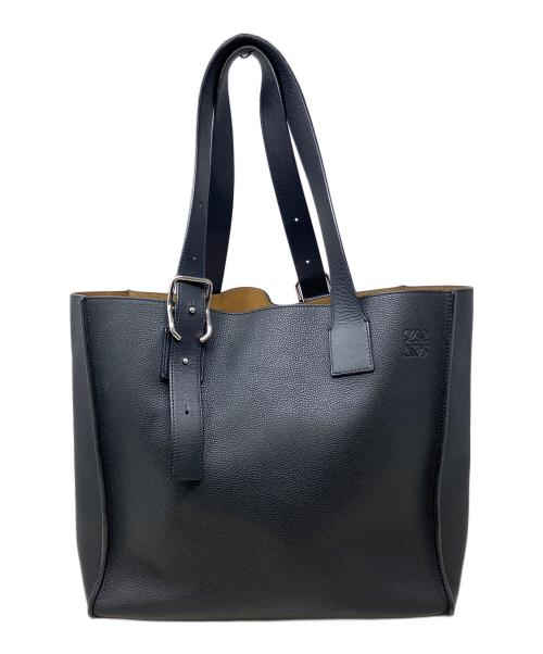 LOEWE（ロエベ）LOEWE (ロエベ) トートバッグ LOEWE(ロエベ)　バックルトートアナグラム　335.28 ブラックの古着・服飾アイテム