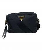 PRADAプラダ）の古着「ショルダーバッグ　PRADA(プラダ)　1BH089」｜ブラック