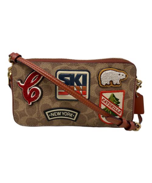 COACH（コーチ）COACH (コーチ) ショルダーバッグ　COACH(コーチ)　C6842　キラ　クロスボディシグネチャー ブラウンの古着・服飾アイテム