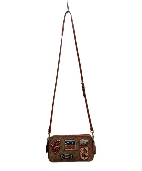 COACH（コーチ）COACH (コーチ) ショルダーバッグ　COACH(コーチ)　C6842　キラ　クロスボディシグネチャー ブラウンの古着・服飾アイテム