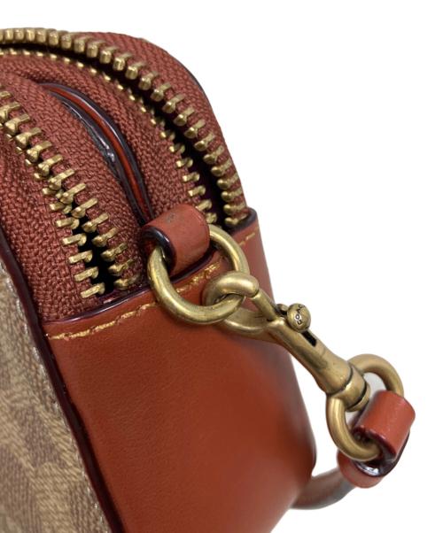 COACH（コーチ）COACH (コーチ) ショルダーバッグ　COACH(コーチ)　C6842　キラ　クロスボディシグネチャー ブラウンの古着・服飾アイテム