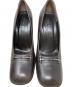 中古・古着 GUCCI (グッチ) ヒールパンプス ブラウン サイズ:37 1/2：8000円