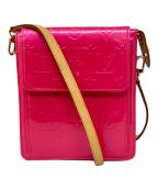 LOUIS VUITTONルイ ヴィトン）の古着「ショルダーバッグ　LOUIS VUITTON（ルイ ヴィトン）　M91137　ヴェルニ　モット　ルージュ」｜ルージュ