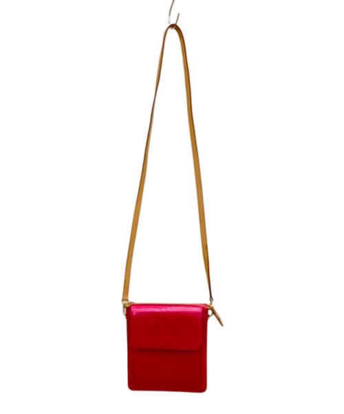 LOUIS VUITTON（ルイ ヴィトン）LOUIS VUITTON (ルイ ヴィトン) ショルダーバッグ　LOUIS VUITTON（ルイ ヴィトン）　M91137　ヴェルニ　モット　ルージュ ルージュの古着・服飾アイテム