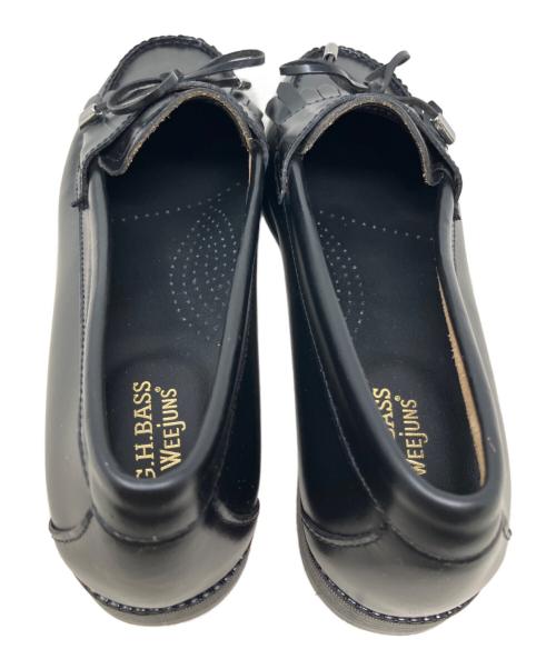 G.H.BASS（ジーエイチバス）G.H.BASS (ジーエイチバス) タッセルローファー EASY WEEJUN ブラック サイズ:UK 6の古着・服飾アイテム