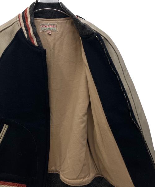 STYLE EYES（スタイルアイズ）STYLE EYES (スタイルアイズ) スタジャン ベージュ サイズ:40の古着・服飾アイテム