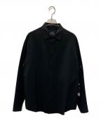 BEAUTY&YOUTHビューティーアンドユース）の古着「360°MASTER スナップシャツブルゾン」｜ブラック