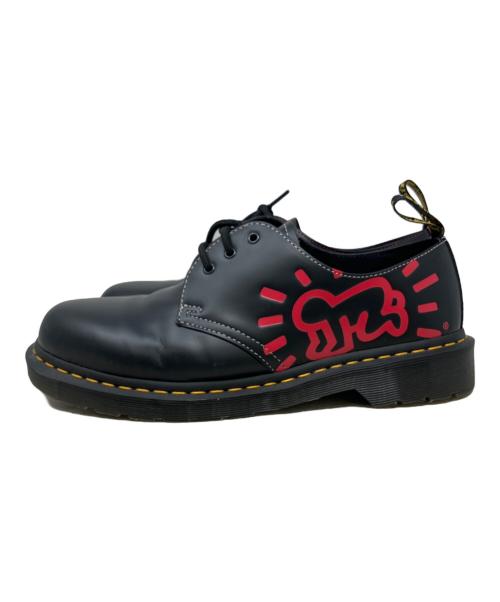 Dr.Martens（ドクターマーチン）Dr.Martens (ドクターマーチン) Keith Haring (キースヘリング) シューズ　	Dr.Martens（ドクターマーチン）　Keith Haring（キースヘリング）　1461 KH ICN ブラック サイズ:UK9の古着・服飾アイテム