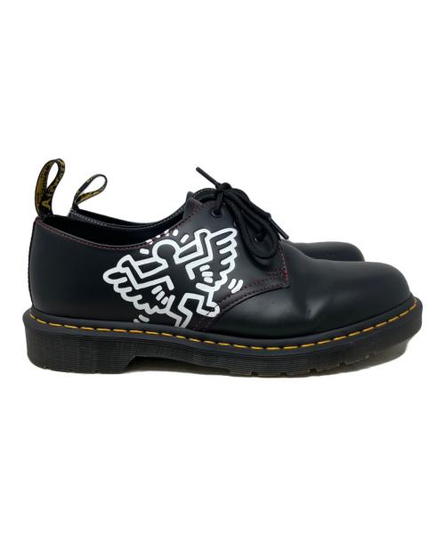 Dr.Martens（ドクターマーチン）Dr.Martens (ドクターマーチン) Keith Haring (キースヘリング) シューズ　	Dr.Martens（ドクターマーチン）　Keith Haring（キースヘリング）　1461 KH ICN ブラック サイズ:UK9の古着・服飾アイテム