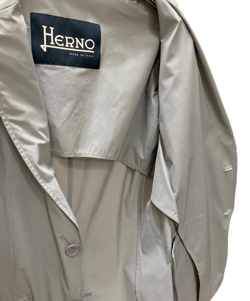 HERNO（ヘルノ）HERNO (ヘルノ) Stretch Nylon Jacket グレー サイズ:SIZE 50の古着・服飾アイテム