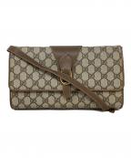 GUCCIグッチ）の古着「GGプラスショルダーバッグ GUCCI (グッチ)　904.02・050　OLD GUCCI」｜ベージュ