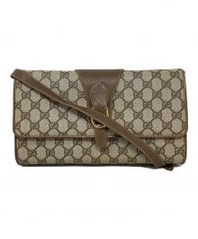 GUCCI（グッチ）の古着「GGプラスショルダーバッグ GUCCI (グッチ)　904.02・050　OLD GUCCI」｜ベージュ