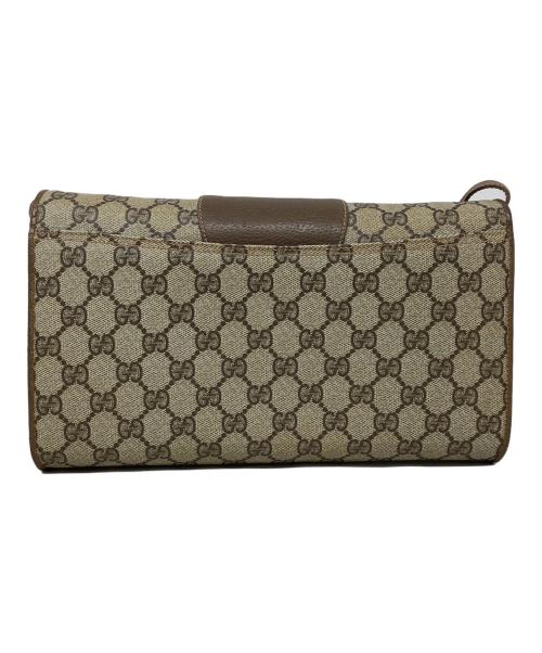 GUCCI（グッチ）GUCCI (グッチ) GGプラスショルダーバッグ GUCCI (グッチ)　904.02・050　OLD GUCCI ベージュの古着・服飾アイテム