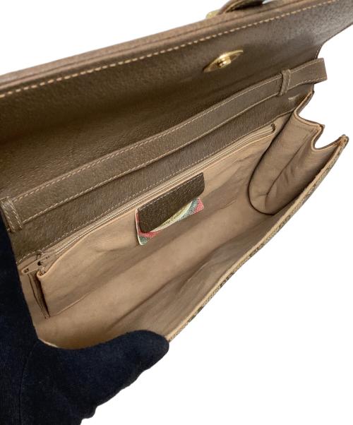 GUCCI（グッチ）GUCCI (グッチ) GGプラスショルダーバッグ GUCCI (グッチ)　904.02・050　OLD GUCCI ベージュの古着・服飾アイテム