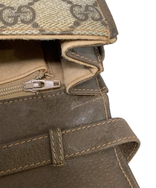 GUCCI（グッチ）GUCCI (グッチ) GGプラスショルダーバッグ GUCCI (グッチ)　904.02・050　OLD GUCCI ベージュの古着・服飾アイテム