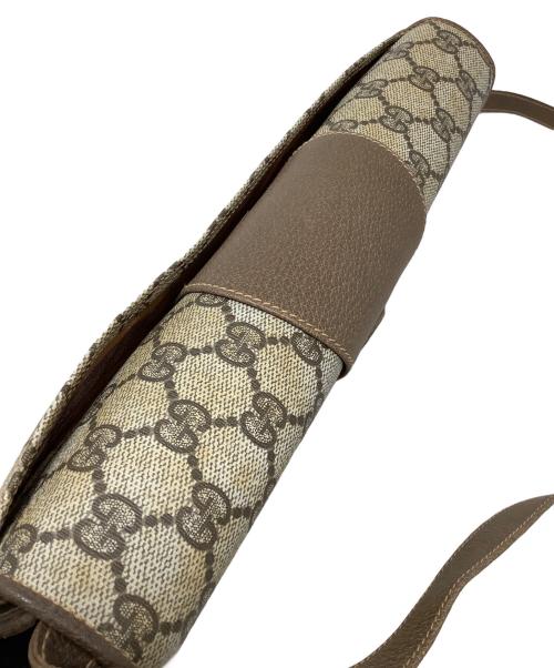 GUCCI（グッチ）GUCCI (グッチ) GGプラスショルダーバッグ GUCCI (グッチ)　904.02・050　OLD GUCCI ベージュの古着・服飾アイテム