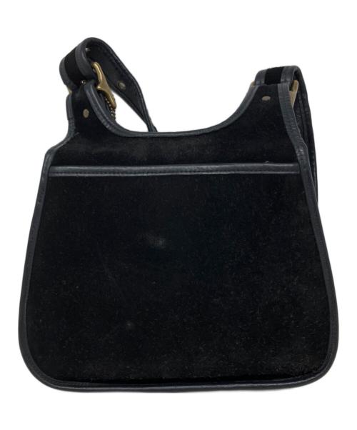 COACH（コーチ）COACH (コーチ) スエード切替ターンロックショルダーバッグ　OLD COACH　	9014 ブラックの古着・服飾アイテム
