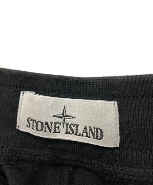 STONE ISLAND（ストーンアイランド）STONE ISLAND (ストーンアイランド) スウェットハーフパンツ ブラック サイズ:SIZE XLの古着・服飾アイテム