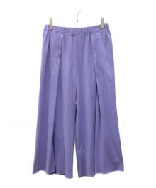 me ISSEY MIYAKE（ミーイッセイ ミヤケ）の古着「イージーパンツ　me ISSEY MIYAKE（ミーイッセイ ミヤケ）MI32KF533」｜パープル