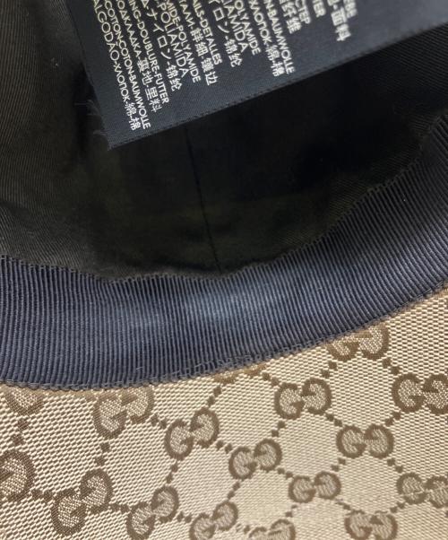 GUCCI（グッチ）GUCCI (グッチ) キャップ　	GUCCI（グッチ）　200035　シェリーライン　キャンバス ベージュの古着・服飾アイテム