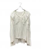 nagonstansナゴンスタンス）の古着「長袖ブラウス　nagonstans（ナゴンスタンス）　470CS330-6710」｜ホワイト