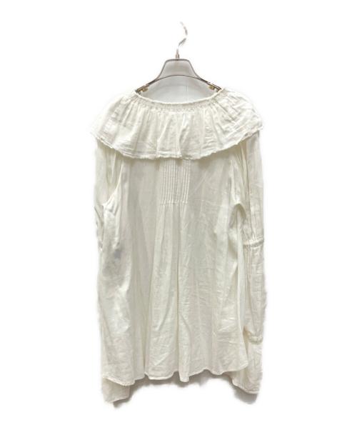 nagonstans（ナゴンスタンス）nagonstans (ナゴンスタンス) 長袖ブラウス　nagonstans（ナゴンスタンス）　470CS330-6710 ホワイト サイズ:Mの古着・服飾アイテム