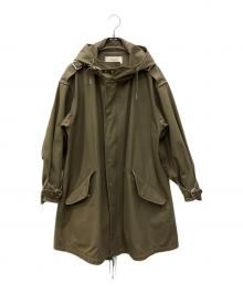 CELINE×Christian Marclay（セリーヌ×クリスチャンマークレー）の古着「モッズコート　CELINE(セリーヌ）　CHRISTIAN MARCLAY	（クリスチャンマークレー）2W049597C」｜カーキ