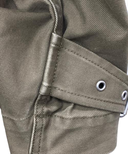 CELINE（セリーヌ）CELINE (セリーヌ) Christian Marclay (クリスチャンマークレー) モッズコート　CELINE(セリーヌ）　CHRISTIAN MARCLAY	（クリスチャンマークレー）2W049597C カーキ サイズ:Sの古着・服飾アイテム