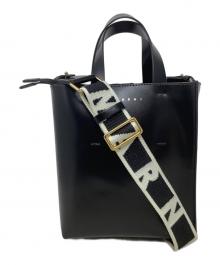 MARNI（マルニ）の古着「ショルダーバッグ MARNI(マルニ）　SHMP0039U1　ミュゼオミニ」｜ブラック