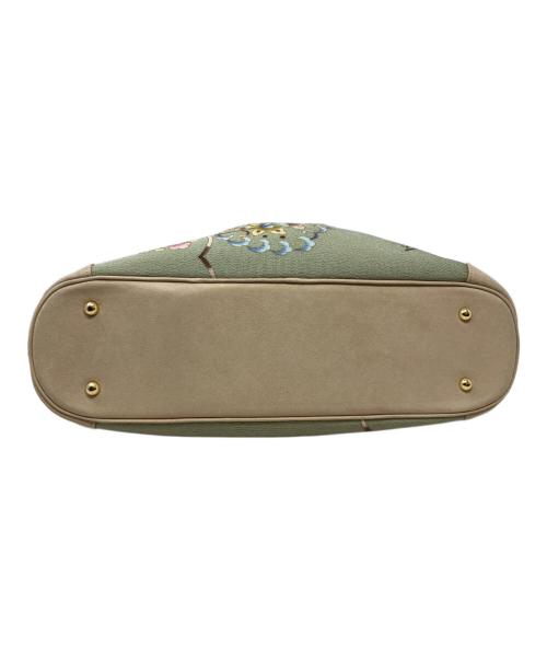 OKAJIMA（オカジマ）OKAJIMA (オカジマ) ハンドバッグ　OKAJIMA（オカジマ）　K-76 黄緑 未使用品の古着・服飾アイテム