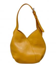 MOTHERHOUSE（マザーハウス）の古着「ハンドバッグ　MOTHERHOUSE（マザーハウス）　水芭蕉」｜キャメル