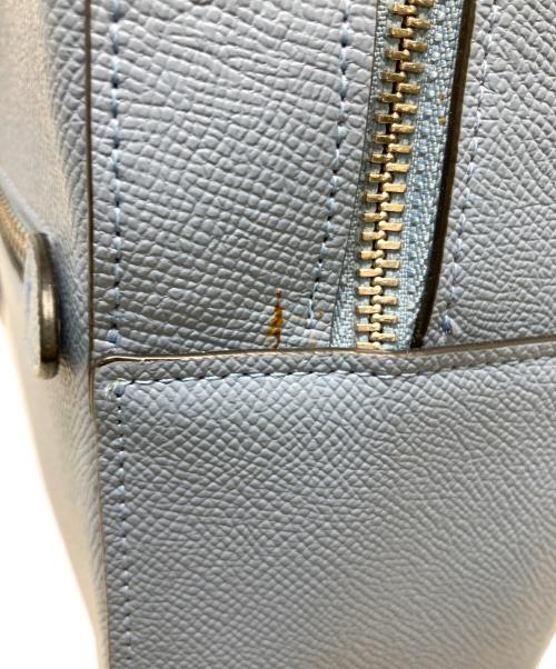 COACH（コーチ）COACH (コーチ) クロスグレーンレザー バックパック　COACH（コーチ）　76624 ライトブルーの古着・服飾アイテム