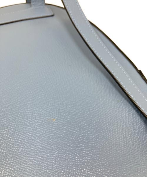 COACH（コーチ）COACH (コーチ) クロスグレーンレザー バックパック　COACH（コーチ）　76624 ライトブルーの古着・服飾アイテム