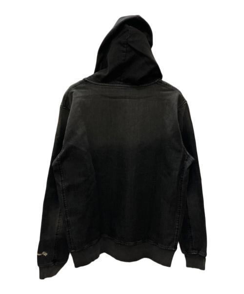 AVIREX（アヴィレックス）AVIREX (アヴィレックス) TB JOG DENIM ZIP UP PARKA ブラック サイズ:SIZE 2XL 未使用品の古着・服飾アイテム