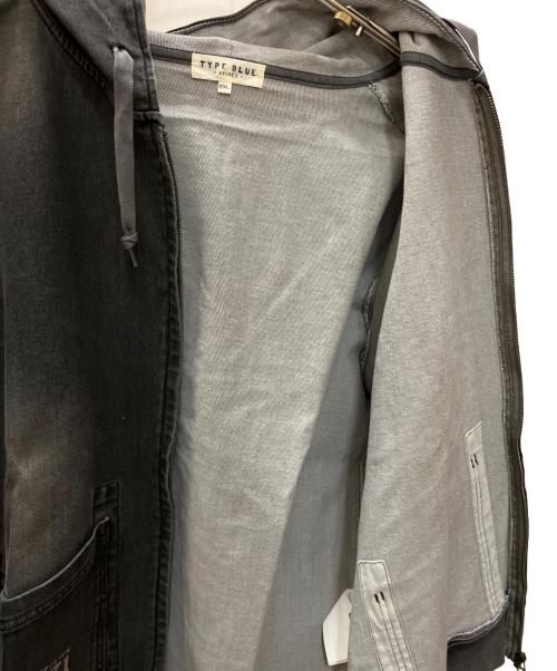 AVIREX（アヴィレックス）AVIREX (アヴィレックス) TB JOG DENIM ZIP UP PARKA ブラック サイズ:SIZE 2XL 未使用品の古着・服飾アイテム