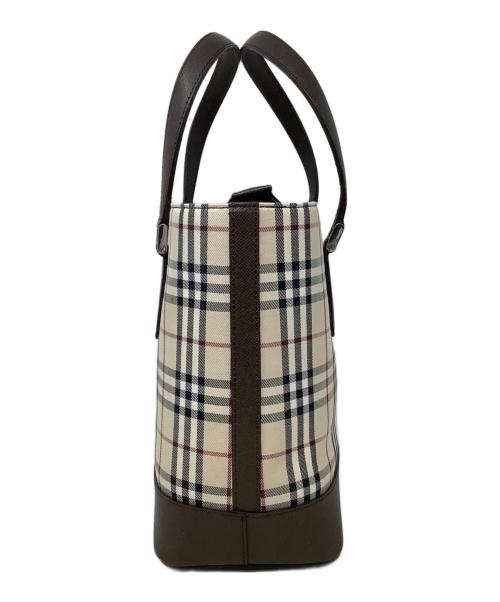 BURBERRY（バーバリー）BURBERRY (バーバリー) トートバッグ　BURBERRY（バーバリー） ベージュの古着・服飾アイテム