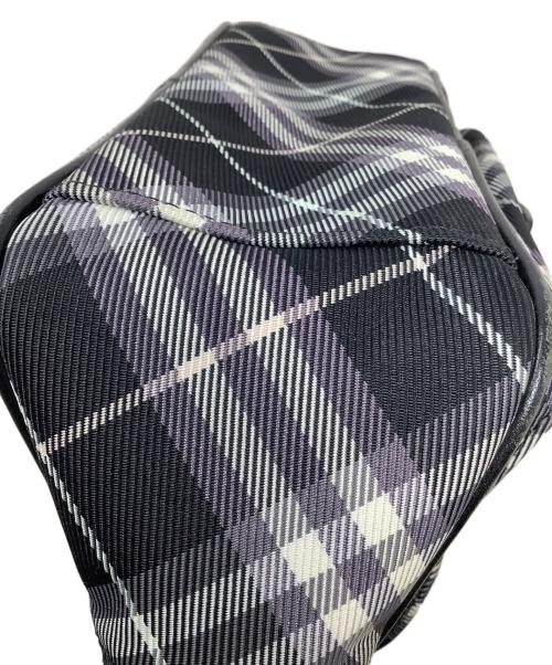 BURBERRY BLUE LABEL（バーバリー ブルー レーベル）BURBERRY BLUE LABEL (バーバリー ブルー レーベル) BURBERRY BLUE LABEL　チェック柄ショルダーバッグ ブラック×アイボリーの古着・服飾アイテム