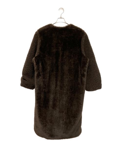 CLANE（クラネ）CLANE (クラネ) MIX FUR COCOON COAT ブラウン サイズ:SIZE 1 未使用品の古着・服飾アイテム