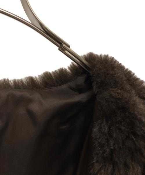 CLANE（クラネ）CLANE (クラネ) MIX FUR COCOON COAT ブラウン サイズ:SIZE 1 未使用品の古着・服飾アイテム