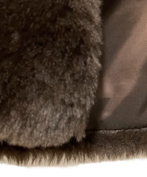 CLANE（クラネ）CLANE (クラネ) MIX FUR COCOON COAT ブラウン サイズ:SIZE 1 未使用品の古着・服飾アイテム