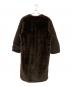 CLANE (クラネ) MIX FUR COCOON COAT ブラウン サイズ:SIZE 1 未使用品：20000円