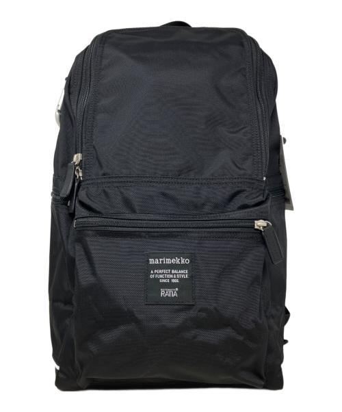 marimekko（マリメッコ）marimekko (マリメッコ) リュック　marimekko（マリメッコ）　buddy backpack reppu ブラックの古着・服飾アイテム