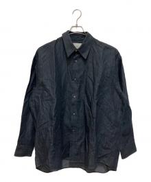 STUDIO NICHOLSON（スタジオ ニコルソン）の古着「長袖シャツ」｜ブラック