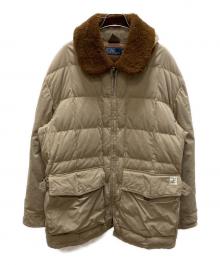 POLO RALPH LAUREN（ポロ・ラルフローレン）の古着「カラコラムダウンジャケット」｜ベージュ