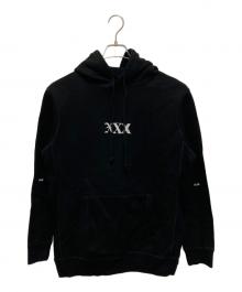 GOD SELECTION XXX（ゴッドセレクショントリプルエックス）の古着「プルオーバーパーカー」｜ブラック