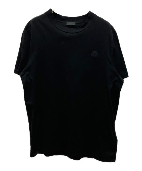 MONCLER（モンクレール）MONCLER (モンクレール) MAGLIA MANICHE CORTE (クルーネックTシャツ) ブラック サイズ:Mの古着・服飾アイテム