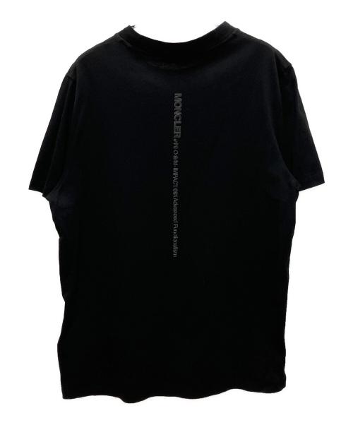 MONCLER（モンクレール）MONCLER (モンクレール) MAGLIA MANICHE CORTE (クルーネックTシャツ) ブラック サイズ:Mの古着・服飾アイテム