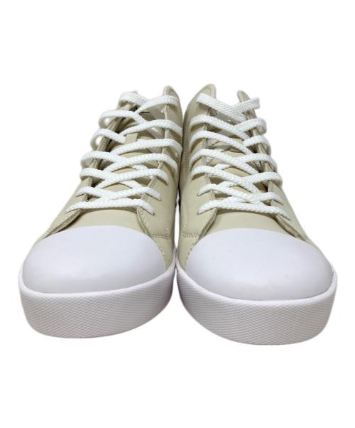 Sangacio（サンガッチョ）Sangacio (サンガッチョ) BASQUIAT (バスキア) ミッドカットスニーカー　SANGACIO　Basquiat　にゅ～ずHI ベージュ サイズ:27.0の古着・服飾アイテム