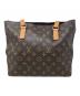 LOUIS VUITTON (ルイ ヴィトン) LOUIS VUITTON（ルイヴィトン）ショルダートートバッグ　カバピアノ ブラウン：110000円